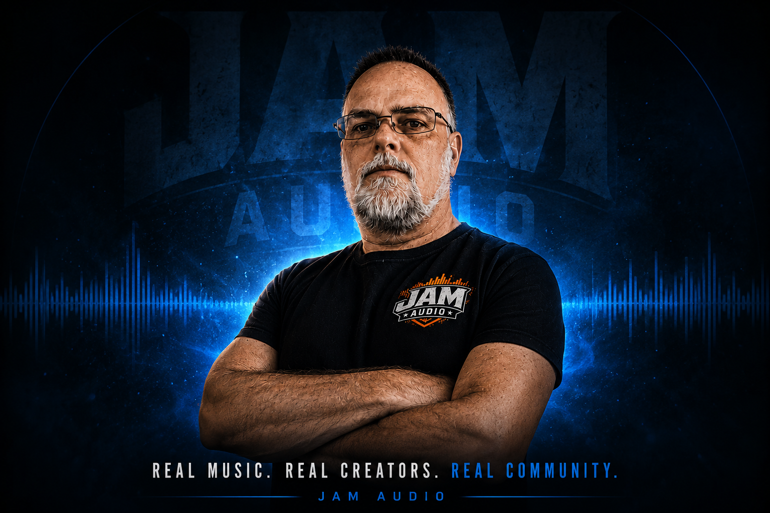 Jeffrey A. Moore founder and host of JAM Audio Live